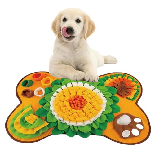 AZURAOKEY Schnüffelteppich for Hunde, Hundesnuffelmatte for langsames Füttern, Hunde Intelligenzspielzeug, Geruchstraining, Denkspielzeug, ideal for Haustier Hunde Katzen AZURAOKEY Schnüffelteppich for Hunde, Hundesnuffelmatte for langsames Füttern, Hunde Intelligenzspielzeug, Geruchstraining, Denkspielzeug, ideal for Haustier Hunde Katzen von AZURAOKEY