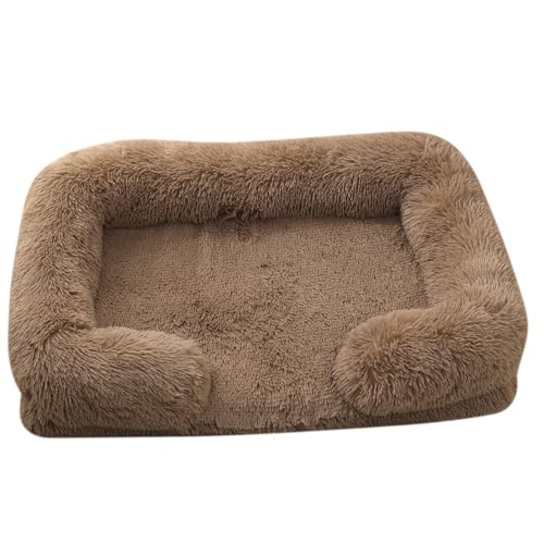AZVFLY Orthopädisches Hundebett Grosse Hundesofa: Wärme rutschfest Bissfestigkeit Eiförmiger Schwamm Hundekissen Abnehmbar Quaste Hundematte Wintergeschenk für Tierliebhaber an ihre Hunde (Khaki, L) AZVFLY Orthopädisches Hundebett Grosse Hundesofa: Wärme rutschfest Bissfestigkeit Eiförmiger Schwamm Hundekissen Abnehmbar Quaste Hundematte Wintergeschenk für Tierliebhaber an ihre Hunde (Khaki, L) von AZVFLY