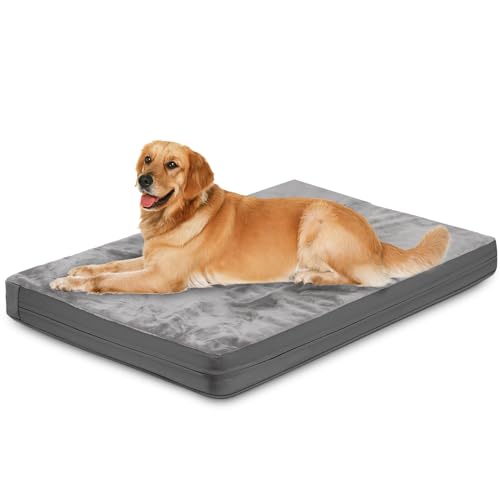 Grosse Hundesofa Orthopädisches Hundebett: Weich und Bequem Eiförmiger Schwamm Hundekissen, Wasserdicht rutschfest Bissfestigkeit Hundematte, Wintergeschenk für Tierliebhaber an ihre Hunde (XL-88) von AZVFLY