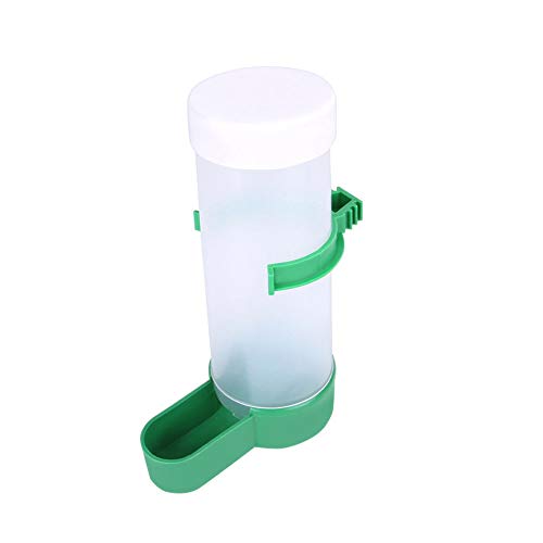 AZXAZ 4 Stück Automatischer Vogelfütterer Kunststoff Wasserspenderbehälter für Papageien Automatisches Drink Waterer Fütterungsgerät Käfig Vogelzubehör (Food Dispenser) von AZXAZ