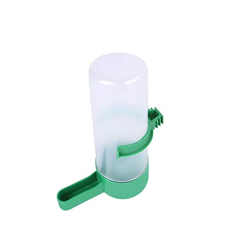 AZXAZ 4 Stück Automatischer Vogelfütterer Kunststoff Wasserspenderbehälter für Papageien Automatisches Drink Waterer Fütterungsgerät Käfig Vogelzubehör (M) von AZXAZ