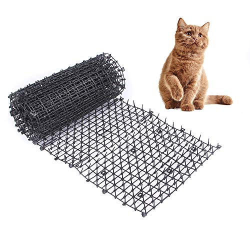 AZXAZ Cat Scat Mat Kunststoff Haustier Repellent Spikes Garten Anti Katzen Prickle Strips Halten Sie Ihr Haustier fern (200 * 28 * 2.2cm) von AZXAZ