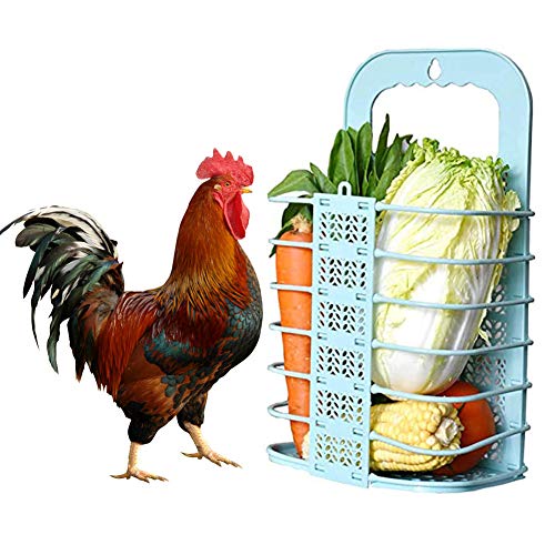 AZXAZ Faltbares Hühnchen Gemüsekorb Kunststoff Veggie Obst Hängen Feeder Korb Spielzeug Für Hühner Hühnchen Kaninchen AZXAZ Faltbares Hühnchen Gemüsekorb Kunststoff Veggie Obst Hängen Feeder Korb Spielzeug Für Hühner Hühnchen Kaninchen von AZXAZ