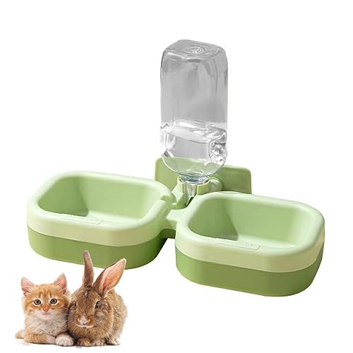 Katze Hängender Wasserspender, Hund Wasserspender, Automatischer Futterspender, Hängender Wasserkocher, Wasserfutterkäfig, Kleinhaustier Fütterung Wasser Futterspender Set von Aarpurt