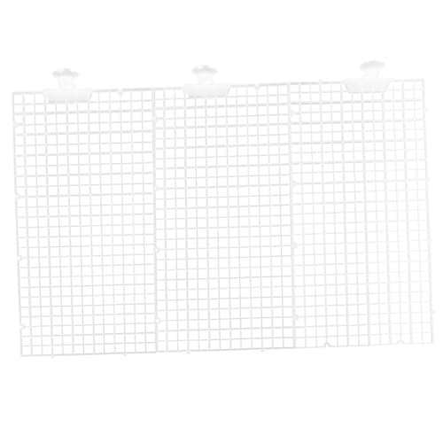 1 Satz Aquarium Trennwand Teiliges Isolation Mesh mit Saugnäpfen Hochtransparente Zwischenwand für Aquarien für Fischzucht und Einfache Installation von Abaodam
