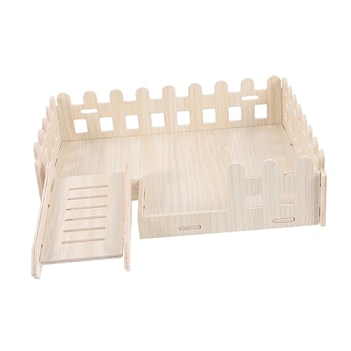 Abaodam Hamster Versorgung Spielzeug Meerschweinchen Top 47cm Holz Plattform Klettern Leiter Käfig Landschaft Abaodam Hamster Versorgung Spielzeug Meerschweinchen Top 47cm Holz Plattform Klettern Leiter Käfig Landschaft von Abaodam