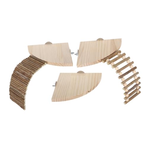 1Satz Hamsterplattform aus Holz mit Kletterleiter Aktivitätsspielzeug für Zwerghamster Rennmäuse und Meerschweinchen Sicheres Kleintierspielzeug für Käfige Teiliges 1Satz Hamsterplattform aus Holz mit Kletterleiter Aktivitätsspielzeug für Zwerghamster Rennmäuse und Meerschweinchen Sicheres Kleintierspielzeug für Käfige Teiliges von Abaodam