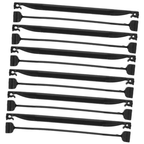 Abaodam 1 Krawattenkarte Klettern Pflanzenbinder Für Zimmerpflanzen Pflanzengreifer-Clip Abstecken Baum Clip Für Gartenpflanzen Clips Festsetzung Pflanzenkletterklemme Anlage Black Plastik von Abaodam