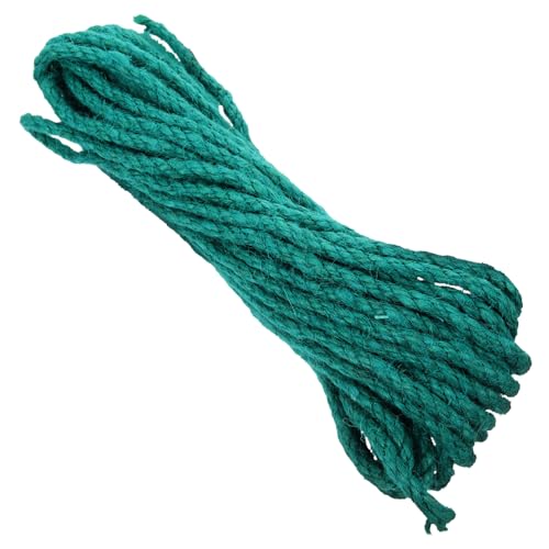 Abaodam 1 Rolle Natur Hanfseil für Kratzbaum Strapazierfähiges Jute Seil für DIY Kratzposten für Katzenliebhaber Einfach zu Verarbeiten und Individuell Anpassbar von Abaodam