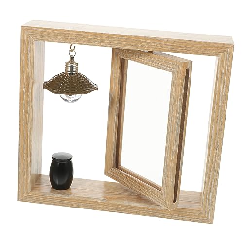Abaodam Gedenk-bilderrahmen Mit Urne Foto Für Asche Haustier-andenken 15 2 cm Drehbarer Rahmen Elegantes Display von Abaodam