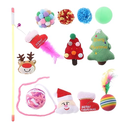 Abaodam Katzenspielzeug Mit Weihnachtsmotiv 12 Stück Weihnachtssocken Teaser-Spielzeug Für Kätzchen Interaktives Katzenspielzeug Für Den Haushalt Abaodam Katzenspielzeug Mit Weihnachtsmotiv 12 Stück Weihnachtssocken Teaser-Spielzeug Für Kätzchen Interaktives Katzenspielzeug Für Den Haushalt von Abaodam