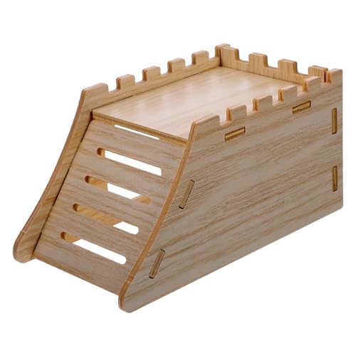 Abaodam 1 Satz Holz Hamsterhaus mit Kleintier Sicherer Rückzugsort für Hamster Chinchillas Langlebiges Design für Ruhen für Ganze Jahr Abaodam 1 Satz Holz Hamsterhaus mit Kleintier Sicherer Rückzugsort für Hamster Chinchillas Langlebiges Design für Ruhen für Ganze Jahr von Abaodam