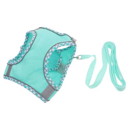 Abaodam 1 Satz Hundegeschirr-Set Bausatz Haustierbedarf Schnalle Körperpflege Beleg hundezubehör leichtes hundegeschirr Praktische Hundegeschirrweste Hundewelpenweste Polyester Sky-Blue von Abaodam