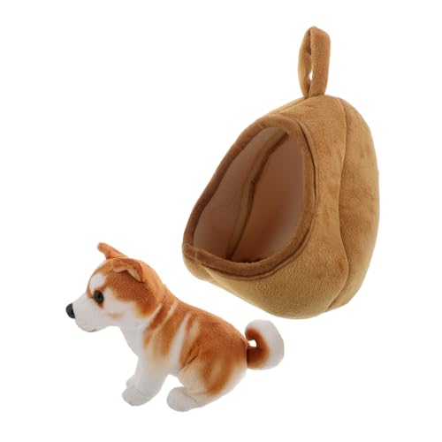 Abaodam 1 Satz Hundehausspielzeug Plüsch-Welpenspielzeug Welpen ausgestopftes Tier -Hundehütte Plüsch Hundehütte große Hundehütte Welpenfigur Hund Stofftier Light Brown Abaodam 1 Satz Hundehausspielzeug Plüsch-Welpenspielzeug Welpen ausgestopftes Tier -Hundehütte Plüsch Hundehütte große Hundehütte Welpenfigur Hund Stofftier Light Brown von Abaodam