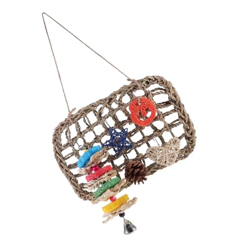 Abaodam 1 Satz Kaninchenkäfigspielzeug Plüsch drinnen Hasenstall Chinchilla Kaninchenspielzeug Hase kaut Kleines Kauspielzeug für Hamster Hasenspielzeug Wasserpflanzen von Abaodam