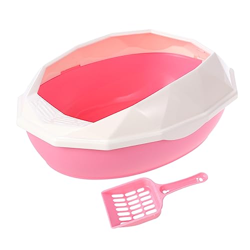 Abaodam 1 Satz Katzentoilette Katzenstreu Tablett Wurf Verklumpung Klein Katzenversorgung Pet Supply Cat Müll Katzenstreu Pfanne Krämpfleiste Für Kätzchen Katzenklo Plastik Rosa Abaodam 1 Satz Katzentoilette Katzenstreu Tablett Wurf Verklumpung Klein Katzenversorgung Pet Supply Cat Müll Katzenstreu Pfanne Krämpfleiste Für Kätzchen Katzenklo Plastik Rosa von Abaodam