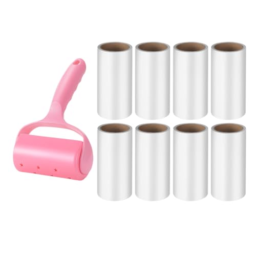 Abaodam 1 Satz Klebrige Fusselrolle Set Teiliges Tragbares Haarentferner Set für Zuhause Griff mit Staubschutz und Wiederverwendbaren zur Entfernung von Tierhaaren und Fusseln von Abaodam 1 Satz Klebrige Fusselrolle Set Teiliges Tragbares Haarentferner Set für Zuhause Griff mit Staubschutz und Wiederverwendbaren zur Entfernung von Tierhaaren und Fusseln von von Abaodam
