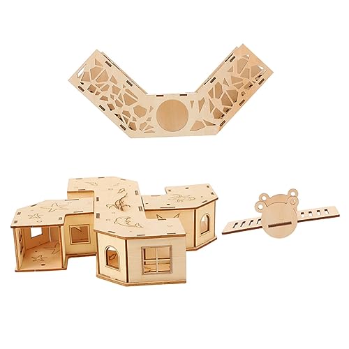 Abaodam 1 Satz Kreatives Labyrinth Tunnelspielzeug für Hamster Teiliges mit Tunneln Bunkern und Wippe Langlebig für Kleine Haustiere und Entspannen Abaodam 1 Satz Kreatives Labyrinth Tunnelspielzeug für Hamster Teiliges mit Tunneln Bunkern und Wippe Langlebig für Kleine Haustiere und Entspannen von Abaodam