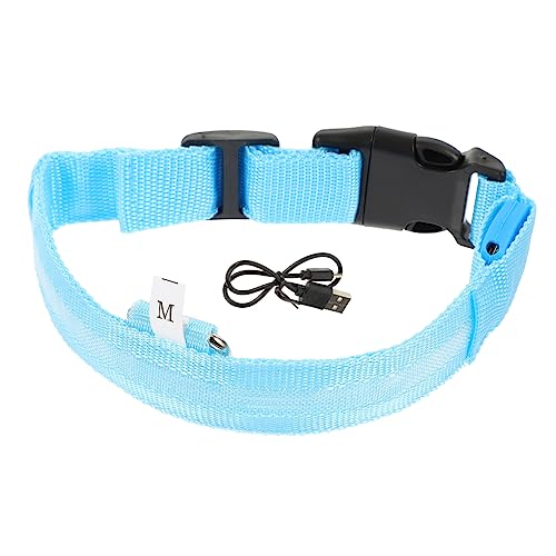 Abaodam 1 Satz Leuchtende Halskette Haustiere Hund LED Welpe beleuchtet reflektierend Haustier leuchtendes Halsband stylischer Leuchtkragen nachtleuchtender Kragen Polyester Blau Abaodam 1 Satz Leuchtende Halskette Haustiere Hund LED Welpe beleuchtet reflektierend Haustier leuchtendes Halsband stylischer Leuchtkragen nachtleuchtender Kragen Polyester Blau von Abaodam