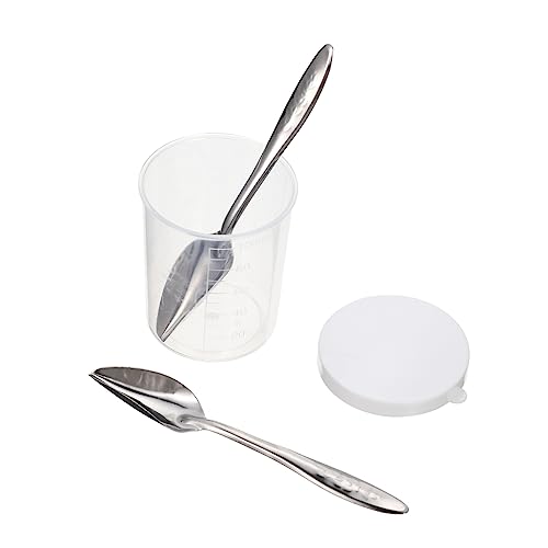 Abaodam Papageienlöffel Vogelbaby-futterlöffel Metall-pfingstrosen-futterlöffel Mit Becher Für Kleine Und Mittelgroße Vögel Zum Füttern Von Milch Wasser Und Futter Abaodam Papageienlöffel Vogelbaby-futterlöffel Metall-pfingstrosen-futterlöffel Mit Becher Für Kleine Und Mittelgroße Vögel Zum Füttern Von Milch Wasser Und Futter von Abaodam