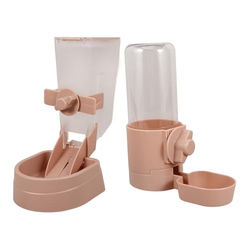 Abaodam 1 Satz Pet Wasser und Futterspender Automatische Futterstation für Katzen und Trinkflasche für Kleintiere zu Installierender Halterung Abaodam 1 Satz Pet Wasser und Futterspender Automatische Futterstation für Katzen und Trinkflasche für Kleintiere zu Installierender Halterung von Abaodam