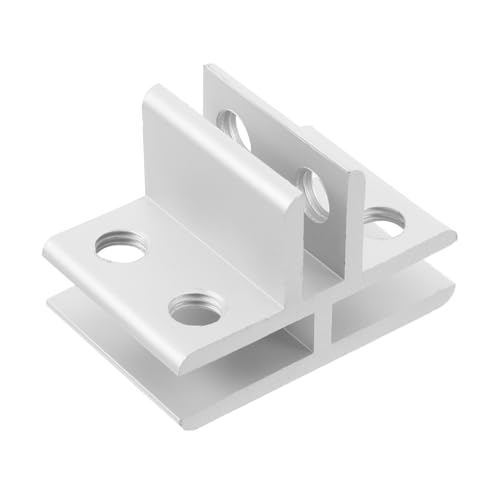 Abaodam 1 Satz Pflanzkasten Mit Festem Clip Glasbefestigungsklemme Glasgeländerklemme Glasschienenklemmen Klemme Für Glasscheiben Glasplattenklemmen Aquariumclip Silver Aluminiumlegierung von Abaodam