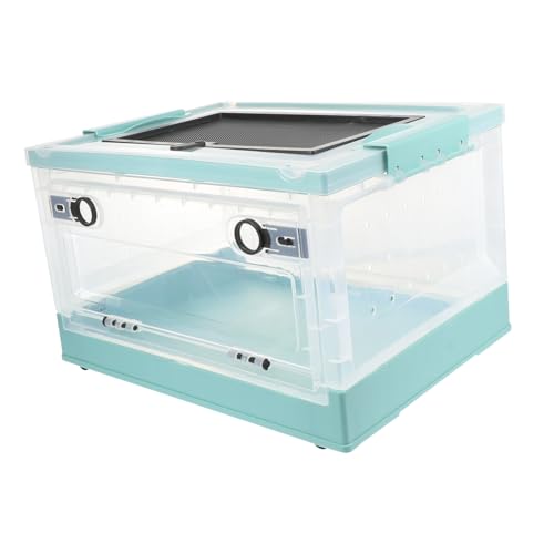 Abaodam 1 Satz Terrarium drinnen Hamster groß Käfige klein tiergehege tierlaufstall Nagetierhaus nager käfig meerschweinchen käfig Haustierkäfig Zuchtbehälter für Haustiere Plastik Blue von Abaodam