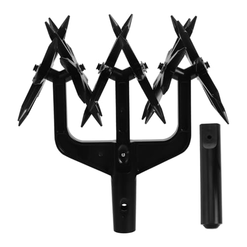 Abaodam 1 Satz Vertikutierwerkzeuge Bodenvertikutierer Rotationsgrubber Garten Rotationsfräse Manuelles Bodenlockerungsgerät Rotationsgrubber Werkzeug Manuelles Rotationsgrubber von Abaodam