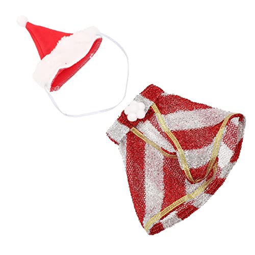 Abaodam 1 Set Katzen Und Hundekleidung Weihnachtsmütze Umhang Haustier Weihnachts Hunde Outfits Weihnachtskostüm Für Hunde Hüte Dekorationen Weihnachtsmützen Set Hundeumhang Abaodam 1 Set Katzen Und Hundekleidung Weihnachtsmütze Umhang Haustier Weihnachts Hunde Outfits Weihnachtskostüm Für Hunde Hüte Dekorationen Weihnachtsmützen Set Hundeumhang von Abaodam