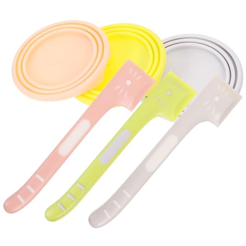 Abaodam 1 Set Tierfutterglaslöffel Verschleißfeste Dosendeckel Tierdosendeckel Tierbedarfs Futterschaufel Für Haustiere Tierdosenspatel Katzenfutter Tierfutterdeckel von Abaodam