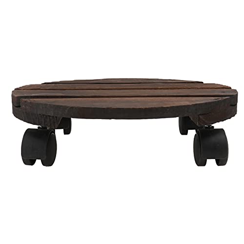 Abaodam 1 Stück Beweglicher Blumentopfuntersetzer mit Rädern Holztablett für Pflanzen Durchmesser und Langlebig für und Außenbereiche Abaodam 1 Stück Beweglicher Blumentopfuntersetzer mit Rädern Holztablett für Pflanzen Durchmesser und Langlebig für und Außenbereiche von Abaodam