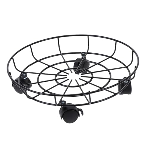 Abaodam 1 Stück Boden des Blumentopfs Anlage Zauberer Steht Stand Rad Pflanzen Drinnen Auf Rädern Pflanzgefäß Für Zu Hause Blumentopfhalter Mit Riemenscheibe Metallpflanze Eisen Black Abaodam 1 Stück Boden des Blumentopfs Anlage Zauberer Steht Stand Rad Pflanzen Drinnen Auf Rädern Pflanzgefäß Für Zu Hause Blumentopfhalter Mit Riemenscheibe Metallpflanze Eisen Black von Abaodam