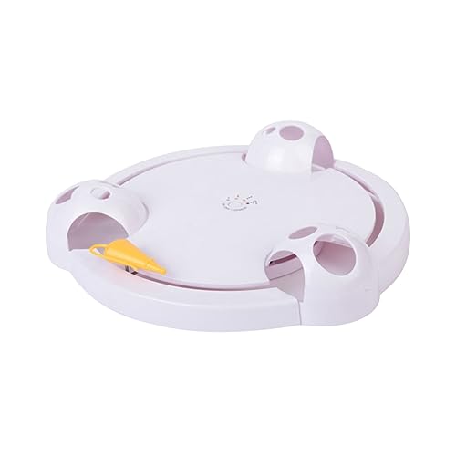 Abaodam 1 Stück Für Katze Katzenspielzeug Stürzen Sie Automatisch Spielzeugkatze Katzenmausspielzeug Neckender Katzenstock Weiß Abaodam 1 Stück Für Katze Katzenspielzeug Stürzen Sie Automatisch Spielzeugkatze Katzenmausspielzeug Neckender Katzenstock Weiß von Abaodam