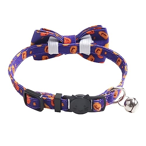 Abaodam 1 Stück Halloween Katzengeschirr mit Kürbis Design und Glocke Verstellbar für Katzen und Kleine für Halloween Dekoration und Langlebig aus Gefertigt Abaodam 1 Stück Halloween Katzengeschirr mit Kürbis Design und Glocke Verstellbar für Katzen und Kleine für Halloween Dekoration und Langlebig aus Gefertigt von Abaodam