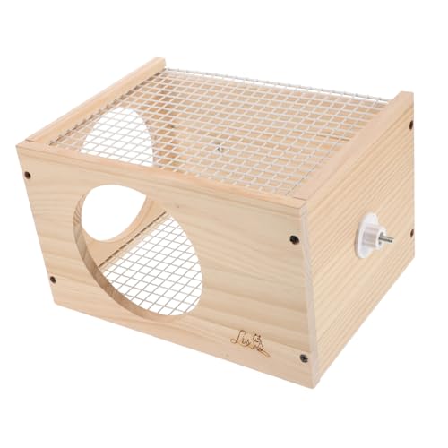 Abaodam 1 Stück Hamsterhütte Drinnen Hamsterhaus Versteck Hamster -versteck Haustier Hamsterkäfig Nagetierkäfig Für Hamster Verstecken Meerschweinchen Versteck Käfigmäuse Eisennetz Abaodam 1 Stück Hamsterhütte Drinnen Hamsterhaus Versteck Hamster -versteck Haustier Hamsterkäfig Nagetierkäfig Für Hamster Verstecken Meerschweinchen Versteck Käfigmäuse Eisennetz von Abaodam