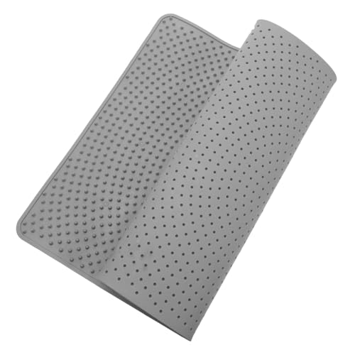 Abaodam 1 Stück Katzenstreu Matte waschbar Haustierfuttermatten für Katzen Müllmatte faltbar Katzentoilette Matte Haustiermatten PVC Grau Abaodam 1 Stück Katzenstreu Matte waschbar Haustierfuttermatten für Katzen Müllmatte faltbar Katzentoilette Matte Haustiermatten PVC Grau von Abaodam