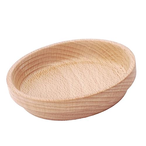 Abaodam 1 Stück Kleiner Futternapf aus Holz für Kleintiere Wasserdichter und Ölbeständiger Futterbehälter für Hamster Rennmäuse Mäuse als Futter und Sandbad Schüssel von Abaodam