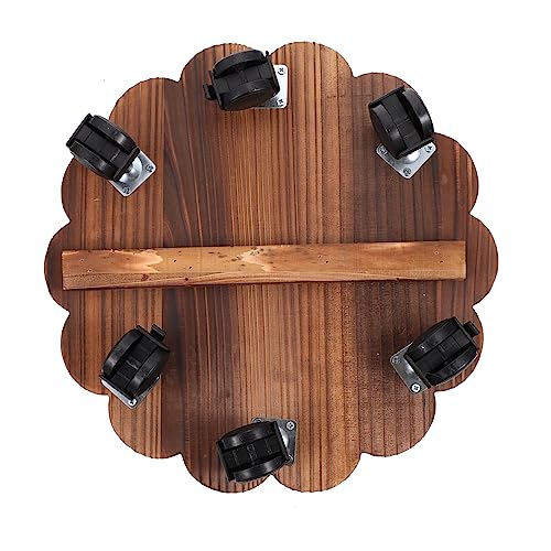 Abaodam 1 Stück Palette Mit Rollen Halter Hochleistungsrollen Stand Pflanzgefäße Für Zimmerpflanzen Pflanzentopfschale Blumentopf Mit Rädern Blumentöpfe Innenräume Ziehen Um Hölzern Kaffee Abaodam 1 Stück Palette Mit Rollen Halter Hochleistungsrollen Stand Pflanzgefäße Für Zimmerpflanzen Pflanzentopfschale Blumentopf Mit Rädern Blumentöpfe Innenräume Ziehen Um Hölzern Kaffee von Abaodam