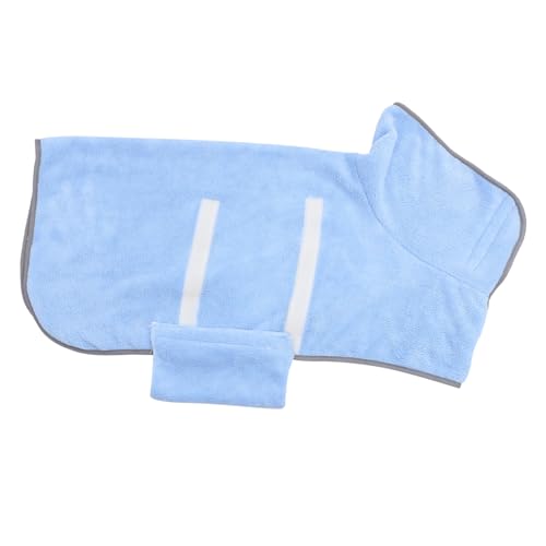 Abaodam 1 Stück Schnelltrocknende Haustierkleidung Für Kapuzenbadetuch Trockner Haustierbademantel Handtuch PIPI Pads Welpen Hundebürste Für Kurzes Haar von Abaodam