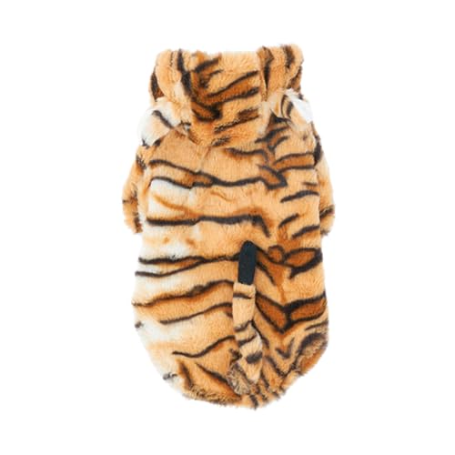 Abaodam 1 Stück Tigermuster -Transformation Outfit Wintermantel für Welpen Hund Kostüm Cosplay-Kleidung für Haustiere Haustier warme Kleidung Welpenmantel Polyester Abaodam 1 Stück Tigermuster -Transformation Outfit Wintermantel für Welpen Hund Kostüm Cosplay-Kleidung für Haustiere Haustier warme Kleidung Welpenmantel Polyester von Abaodam