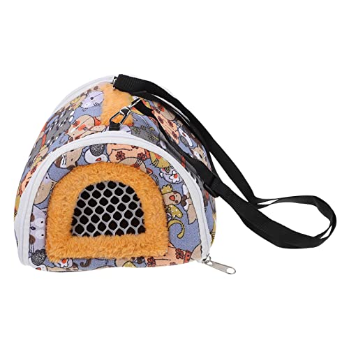 Abaodam 1 Stück Tragetasche für Hamster und Kleintiere Wasserdichter Rucksack für Ausflüge Verstellbarer Schultergurt für Reisen mit Meerschweinchen und Chinchillas von Abaodam