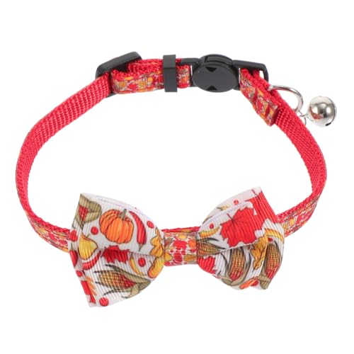 Abaodam 1 Stück Verstellbares Katzenhalsband mit Schleifen Design Dekoratives Sicherheitskragen für Katzen und Kätzchen für Tägliche Nutzung und Besondere Anlässe Abaodam 1 Stück Verstellbares Katzenhalsband mit Schleifen Design Dekoratives Sicherheitskragen für Katzen und Kätzchen für Tägliche Nutzung und Besondere Anlässe von Abaodam