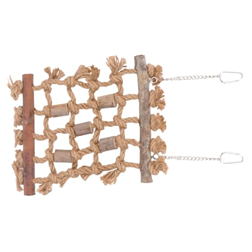 Abaodam 1 x Papageien-Biss-Kletterspielzeug aus Holz, langlebiges Knabberspielzeug für Vögel für Bewegung und lustige Aktivitäten, leichtes und sicheres Design für Papageien und Haustiere Abaodam 1 x Papageien-Biss-Kletterspielzeug aus Holz, langlebiges Knabberspielzeug für Vögel für Bewegung und lustige Aktivitäten, leichtes und sicheres Design für Papageien und Haustiere von Abaodam