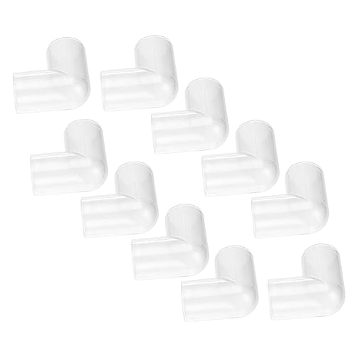 Abaodam 10 Stück Fischtank Filterrohr Aquarium Winkelstück Wasserrohr Schlauch Aquarium Zubehör Armaturen Rohr Aquarium Rohr Winkelverbinder Ersatz Acryl Transparent von Abaodam