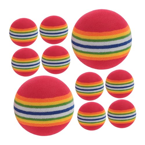 Abaodam 10 Stück Haustier Regenbogenball Welpenspielzeug Seilspielzeug Für Hunde Hundeballspielzeug Kleine Hunde Zahnreinigungsspielzeug Katzenleckerli Ballspielzeug Regenbogen Abaodam 10 Stück Haustier Regenbogenball Welpenspielzeug Seilspielzeug Für Hunde Hundeballspielzeug Kleine Hunde Zahnreinigungsspielzeug Katzenleckerli Ballspielzeug Regenbogen von Abaodam