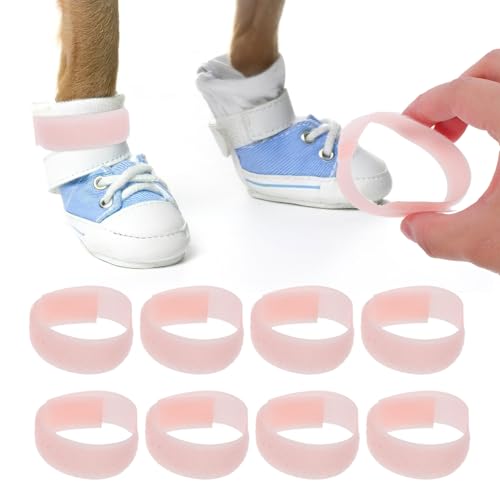 Abaodam 10 Stück Haustier-Schuhverschlüsse, rutschfeste Sockenriemen, wasserdicht, Pfotenschutzbänder, verstellbare Hunde-Schuhhalter für Outdoor-Abenteuer Abaodam 10 Stück Haustier-Schuhverschlüsse, rutschfeste Sockenriemen, wasserdicht, Pfotenschutzbänder, verstellbare Hunde-Schuhhalter für Outdoor-Abenteuer von Abaodam