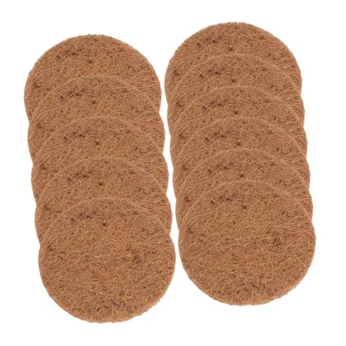 Abaodam 10 Stück Kokosnussbraune Seiden Blumentopfmatte Kokosfaser Nestmatte Für Brieftaubeneier Einstreu Zubehör Für Schildkrötenbecken Sittichbett Hühnernistsubstrat Abaodam 10 Stück Kokosnussbraune Seiden Blumentopfmatte Kokosfaser Nestmatte Für Brieftaubeneier Einstreu Zubehör Für Schildkrötenbecken Sittichbett Hühnernistsubstrat von Abaodam