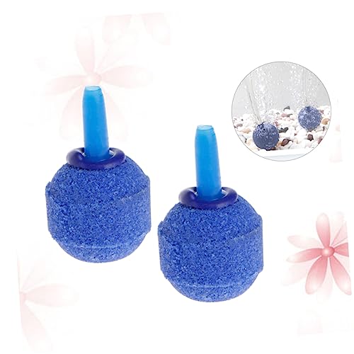 Abaodam 10 Stück Luftsteine für Aquarien Mineralische Blasen Diffusoren Blau für Optimale Sauerstoffversorgung Fischbehältern und Hydroponik von Abaodam