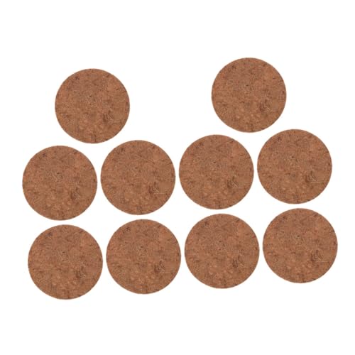 Abaodam 10 Stück Taubennest Matte Hühner Nistpads Vogelbedarf Nester Taubennest Pads Kokosfaser für Vogelnest Natürliche Kokosnuss Nest Pad Vogelbett für Brutbett für Vögel Kokosfaser Kaffee von Abaodam