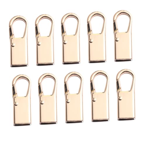 Abaodam 10 Stück Teiliges Gepäck Schnalle Ersatz Zipper Griffverlängerung Robuste Tasche Koffer Trageclip Multifunktionaler Hundehaken Schlüsselanhänger in Hellem Gold Passend für von Abaodam